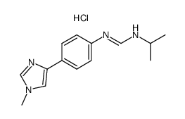 N-isopropyl-N'-(4-1-methyl-1H-imidazol-4-ylphenyl)formamidine, dihydrochloride Structure