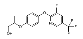 2-[4-[3-fluoro-5-(trifluoromethyl)pyridin-2-yl]oxyphenoxy]propan-1-ol结构式