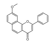 9-methoxy-2-phenylbenzo[h]chromen-4-one结构式