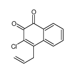 3-chloro-4-prop-2-enylnaphthalene-1,2-dione Structure