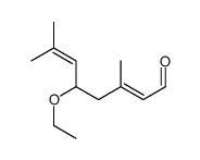 5-ethoxy-3,7-dimethylocta-2,6-dienal结构式