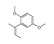 (Z)-1,4-dimethoxy-2-(1-methyl-1-propenyl)benzene结构式