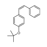 1-[(2-methylpropan-2-yl)oxy]-4-(2-phenylethenyl)benzene Structure