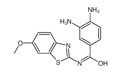 3,4-diamino-N-(6-methoxy-1,3-benzothiazol-2-yl)benzamide Structure