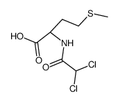 N-dichloroacetyl-methionine Structure