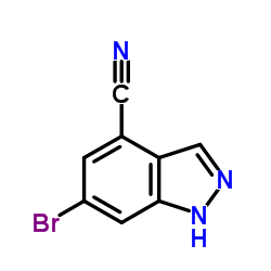 6-Bromo-4-cyanoindazole structure
