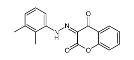 (3Z)-3-[(2,3-dimethylphenyl)hydrazinylidene]chromene-2,4-dione Structure
