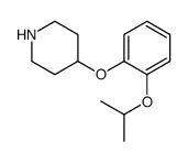 4-(2-Isopropoxyphenoxy)piperidine Structure