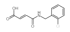 (E)-4-[(2-Chlorobenzyl)amino]-4-oxo-2-butenoic acid结构式