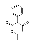 ethyl 3-oxo-2-pyridin-3-ylbutanoate结构式