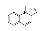 2-Quinolinamine, 1,2-dihydro-1,2-dimethyl Structure