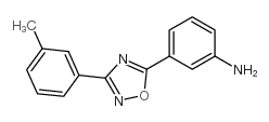 3-[3-(3-methylphenyl)-1,2,4-oxadiazol-5-yl]aniline结构式