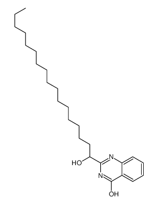 2-(1-hydroxyheptadecyl)-1H-quinazolin-4-one结构式