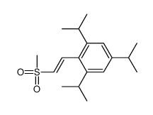 2-(2-methylsulfonylethenyl)-1,3,5-tri(propan-2-yl)benzene结构式