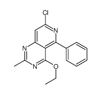 7-chloro-4-ethoxy-2-methyl-5-phenylpyrido[4,3-d]pyrimidine Structure