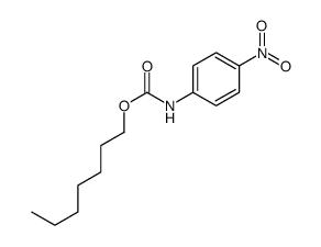 heptyl N-(4-nitrophenyl)carbamate结构式