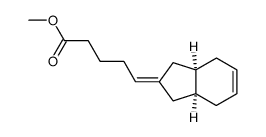 8-(4-methoxycarbonylbutylidene)-1βH,6βH-bicyclo<4.3.0>non-3-ene结构式