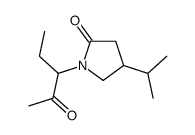 1-(2-oxopentan-3-yl)-4-propan-2-ylpyrrolidin-2-one Structure