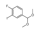 4-(Dimethoxymethyl)-1-fluoro-2-iodobenzene结构式