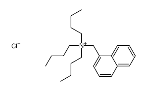 tributyl(naphthalen-1-ylmethyl)azanium,chloride结构式