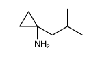 Cyclopropanamine, 1-(2-methylpropyl) Structure