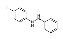 1-(4-chlorophenyl)-2-phenyl-hydrazine Structure