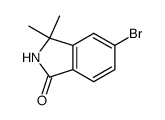 5-bromo-3,3-dimethyl-2,3-dihydroisoindol-1-one Structure