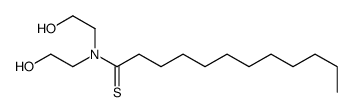 N,N-bis(2-hydroxyethyl)dodecanethioamide结构式