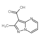 2-METHYL-PYRAZOLO[1,5-A]PYRIMIDINE-3-CARBOXYLIC ACID Structure