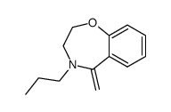 5-methylene-4-propyl-2,3,4,5-tetrahydro-benzo[f][1,4]oxazepine Structure