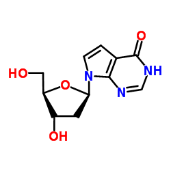 2'-Deoxy-7-deazainosine Structure