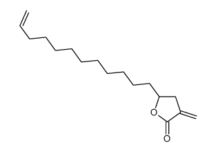 5-dodec-11-enyl-3-methylideneoxolan-2-one Structure