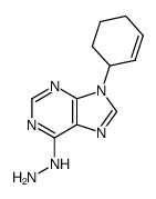 (9-cyclohex-2-enyl-9H-purin-6-yl)-hydrazine Structure