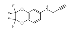 Prop-2-ynyl-(2,2,3,3-tetrafluoro-2,3-dihydro-benzo[1,4]dioxin-6-yl)-amine Structure