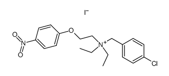 (4-Chloro-benzyl)-diethyl-[2-(4-nitro-phenoxy)-ethyl]-ammonium; iodide结构式