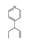 Pyridine, 4-(1-ethyl-2-propenyl)- (9CI)结构式