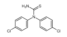 N,N-bis-(4-chloro-phenyl)-thiourea结构式