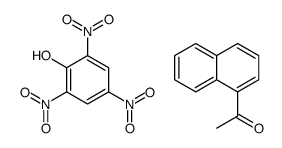 1-naphthalen-1-ylethanone,2,4,6-trinitrophenol结构式