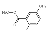 2-碘-5-甲基苯甲酸甲酯结构式