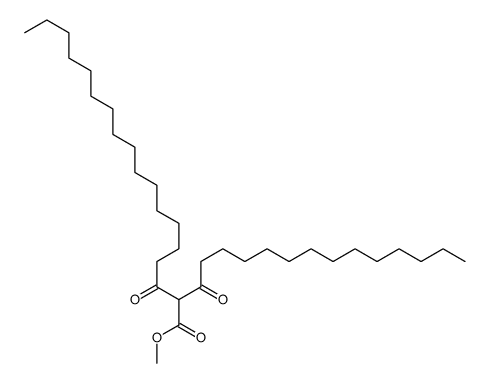 methyl 3-oxo-2-tetradecanoyloctadecanoate结构式