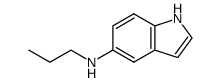 N-propyl-1H-indol-5-amine结构式