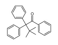 3,3-dimethyl-1,2,2-triphenylbutan-1-one Structure
