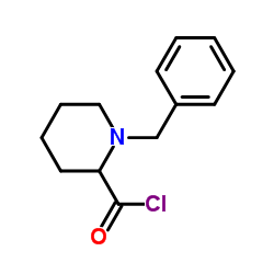 1-(Phenylmethyl)-2-Piperidinecarbonyl chloride结构式