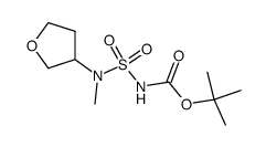 tert-butyl {[methyl(tetrahydrofuran-3-yl)amino]sulfonyl}carbamate Structure