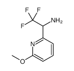 2,2,2-trifluoro-1-(6-methoxypyridin-2-yl)ethanamine结构式