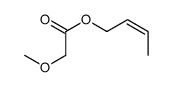 but-2-enyl 2-methoxyacetate Structure