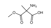 Propanedioic acid, aminomethyl-, monomethyl ester (9CI) structure