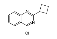 4-chloro-2-cyclobutylquinazoline结构式