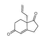 7α-allyl-2,3,7,7α-tetrahydro-6H-indene-1,5-dione Structure