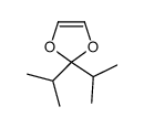 2,2-di(propan-2-yl)-1,3-dioxole结构式